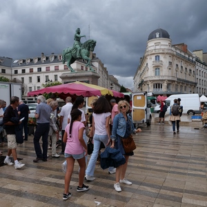 Place du marché à Orléans - France  - collection de photos clin d'oeil, catégorie rues